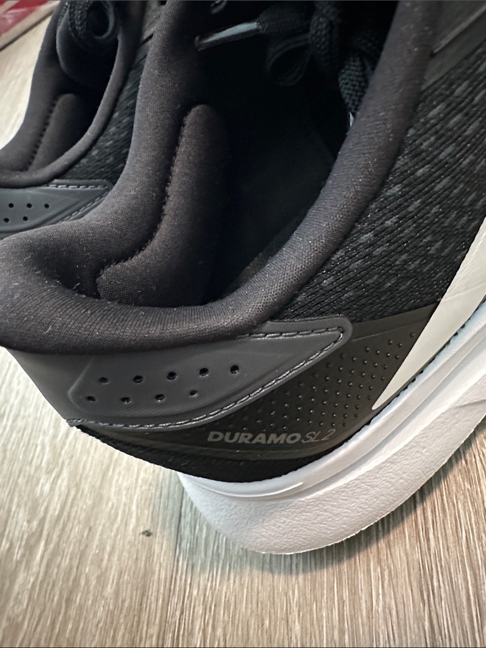 NWOT Adidas Duramo SL 2 Black & White Running Sneakers - Picture 12 of 13